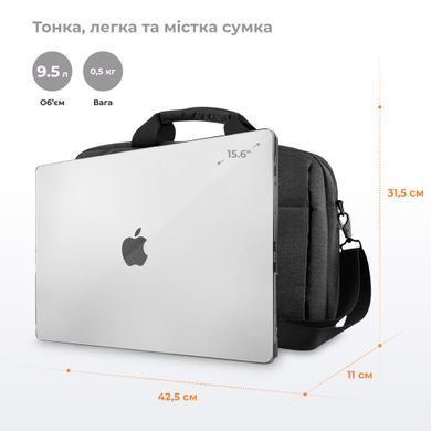 Сумка 2E, Melange 16", чорна (2E-CBN9265BK) [103225]