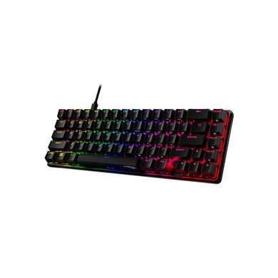 Клавіатура механічна HyperX Alloy Origins 65 67key, Red, USB-A, EN/UA, RGB, чорний (4P5D6AA) [103725]