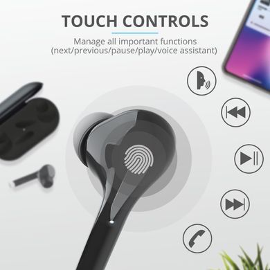 Навушники Trust Nika Touch True Wireless Mic Black (23554_TRUST) [17102]