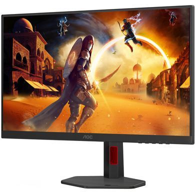 Монітор TFT 27" AOC, QHD, Fast IPS, 320Hz,1ms, 2xHDMI, DP, USB-хаб, HAS, чорно-червоний (Q27G4SRU) [403977]
