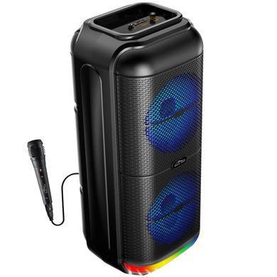 Акустична система 1.0 Media-Tech 50W, Bluetooth/FM/MP3/AUX/SD/USB/КАРАОКЕ/LED, чорна (MT3183) [405185]
