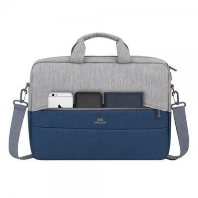 Сумка Rivacase Prater 7532 15.6" Grey/Dark Blue (7532 (Grey/Dark blue)) [605722]