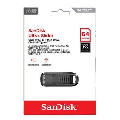 Флеш-накопичувач SanDisk USB 3.2 Gen1 Ultra Slider Type-C 32Gb (200 Mb/s) (SDCZ480-032G-G46) [803061]