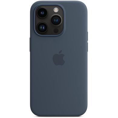 Чохол-накладка Apple Silicone Case with MagSafe для Apple iPhone 14 Pro Storm Blue (MPTF3) [614868]