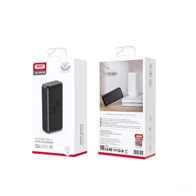 Універсальна мобільна батарея XO PR189 30000mAh Black (PR189.black) [603509]
