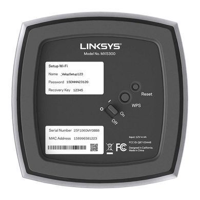 Система WiFi-Mesh Linksys MX5300 AX5300, 1мод (MX5300-EU) [14397]