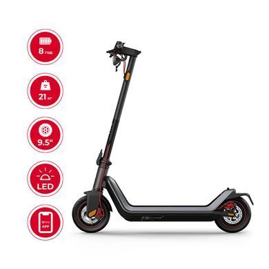 Електросамокат NIU KQi3 MAX Space Gray 9,5", 450(900)W, 13Ah, 65km, 25km/h, 25%, App, 21 kg (K3T331B3E11) [806652]