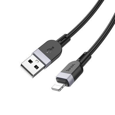 Кабель HOCO X109 Energy silicone charging data cable iP (L=1M) Black (6942007636209) [804370]