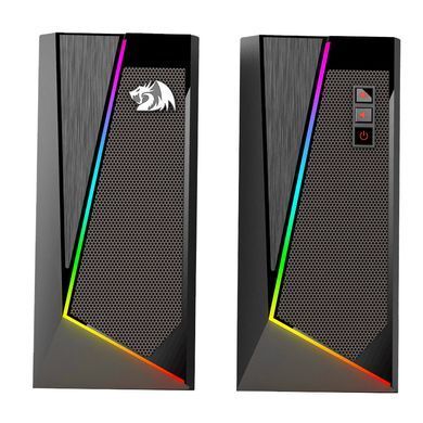Акустична система 2.0 Redragon Anvil GS520, 6Вт (RMS) USB, 3.5мм чорна (77878) [405248]