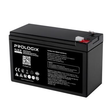 Акумуляторна батарея Prologix 12V 8AH AGM (PL12-8) [615349]