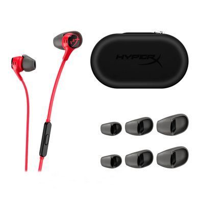 Гарнітура HyperX Cloud Earbuds II 3.5 мм Red (705L8AA) [107392]