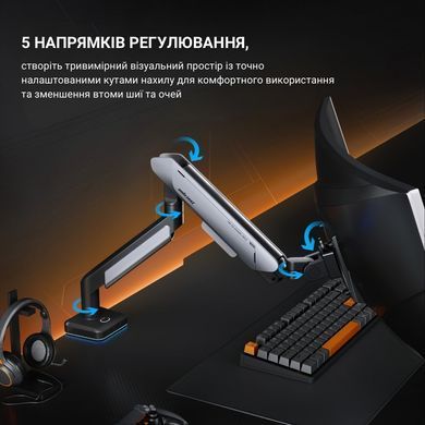 Кронштейн Anda Seat Stealth Pro II RGB 17"-42" Black (VESA100х100) (AD-W-A9X-1S-BB) [611066]