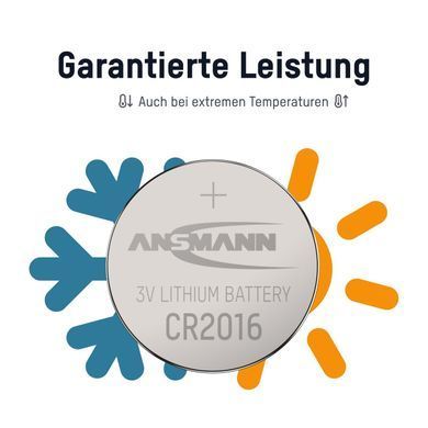 Батарейка Ansmann CR2016 BL 1шт (5020082) [617350]