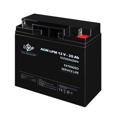 Акумулятор AGM LPM 12V - 20 Ah (LP4163) [900086]