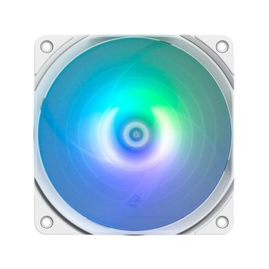 Корпусний вентилятор Zalman AF120R ARGB 120мм, 800-1500rpm, 4pin, PWM, 3pin+5VARGB, 24,3dBa, білий (ZM-AF120RARGBWHITE) [109601]