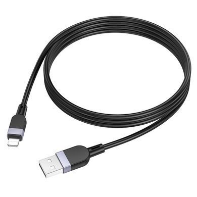 Кабель HOCO X109 Energy silicone charging data cable iP (L=1M) Black (6942007636209) [804370]
