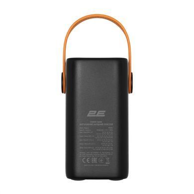 Акумулятор портативний літій-іонний Power Bank 2E 40000мА&middot;год, 65Вт, PD, QC, чорний (2E-PB4002-BLACK) [114401]