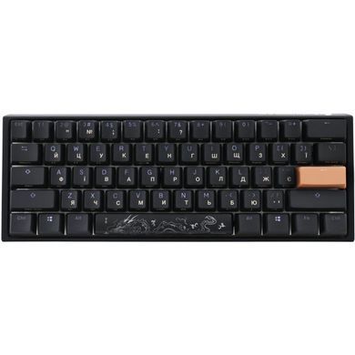 Клавіатура Ducky One 3 Mini Cherry MX Silent Red RGB UA USB Black (DKON2161ST-SUAPXCLAWSC1) [612542]