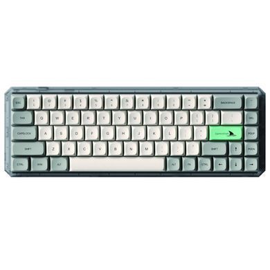 Клавіатура бездротова Motospeed Darmoshark K5 Gateron Yellow Pro Light Gray (dmk5lgypro) [606016]