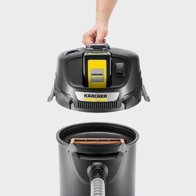 Пилосос для збору золи акумуляторний Karcher AD 2 Battery 18В контейнер 14л 3.9кг без АКБ та ЗП (1.348-300.0) [105591]