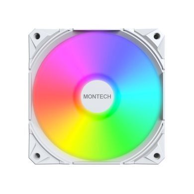 Набір із трьох вентиляторів для корпусу 120MM MONTECH (E28 ARGB 3 PACK (W)) [502818]