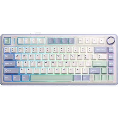 Клавіатура бездротова Aula F75 White (6948391208640) [612756]