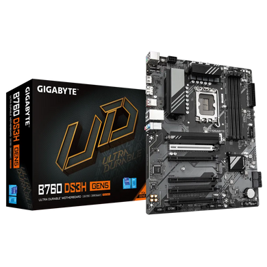 Материнська плата GIGABYTE (B760 DS3H GEN5) [304817]