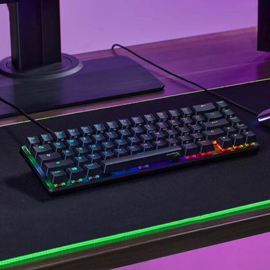 Клавіатура механічна HyperX Alloy Origins 65 67key, Red, USB-A, EN/UA, RGB, чорний (4P5D6AA) [103725]