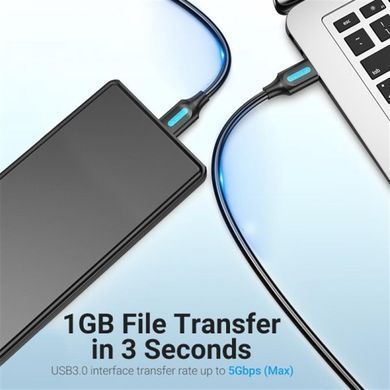 Кабель Vention USB - micro USB Type-B (M/M), PVC, Round nickel-plated, 0.5 м, Black (COPBD) [604010]