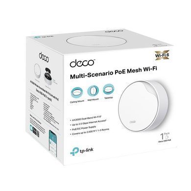WiFi Mesh-система TP-Link Deco X50 PoE(1-pack) (DECO-X50-POE-1-PACK) [609585]