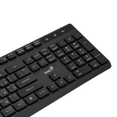 Клавіатура мембранна Genius KB-7200, 104key, WL, EN/UKR, чорний (31320002406) [103623]