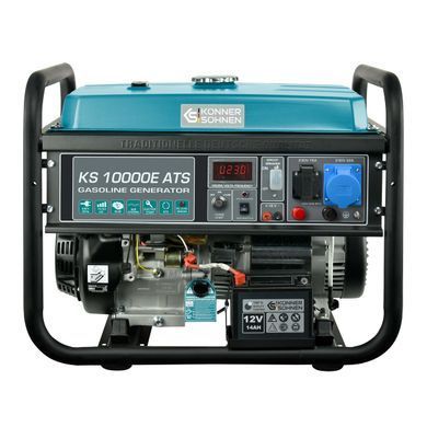 Генератор бензиновий Konner&Sohnen KS 10000E ATS, 230В, 8.0кВт, АВР (ATS), електростартер, 87.8кг (KS10000EATS) [105939]