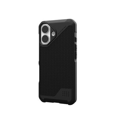 Чохол UAG для iPhone 16, Metropolis LT Magsafe, Kevlar Black (114454113940) [108226]
