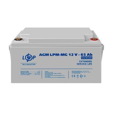 Акумулятор мультигелевий LPM-MG 12V - 65 Ah (LP3872) [900210]