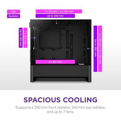 Корпус NZXT H3 Flow Black без БЖ (CC-H31FB-01) [616900]