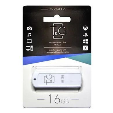 Флеш-накопичувач USB 16GB T&G 011 Classic Series White (TG011-16GBWH) [607154]
