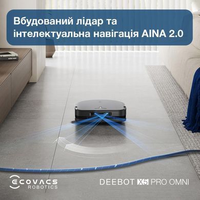 Робот-пилосос DEEBOT X5PRO OMNI DDX39 BL ECOVACS (DDX39 BLACK) [500589]