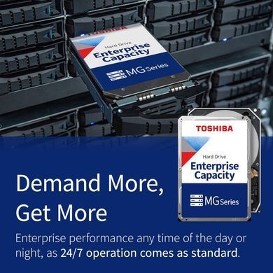 Запам&rsquo;ятовувальний пристрій на жорстких дисках (HDD) SATA 10TB 7200RPM 512MB TOSHIBA (MG10ADA10TE) [501864]