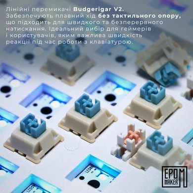 Клавіатура бездротова Epomaker TH80 SE 75% Budgerigar V2 Switch Hot-Swap (2.4G/BT/USB) RGB UA Black (TH80-SE-B-BV2) [614134]
