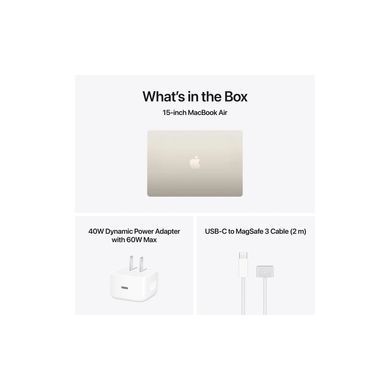 Ноутбук Apple MacBook Air 15 M5 A3448 Starlight (MDVF4UA/A) [726654]