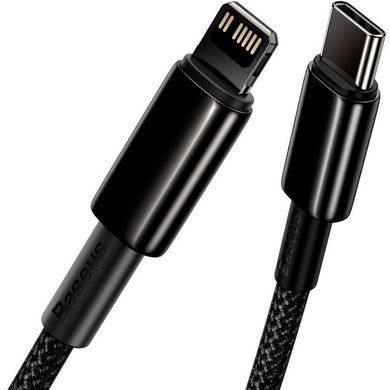 Кабель Baseus Tungsten Gold Fast Charging Data Cable Type-C to iP PD 20W 1m Black (CATLWJ-01) [804402]