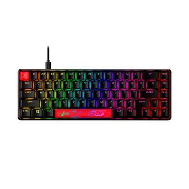 Клавіатура механічна HyperX Alloy Origins 65 67key, Red, USB-A, EN/UA, RGB, чорний (4P5D6AA) [103725]