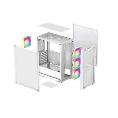Корпус DeepCool CC560 Mesh V2 White без БЖ (R-CC560-WHAMA4-G-2) [608737]