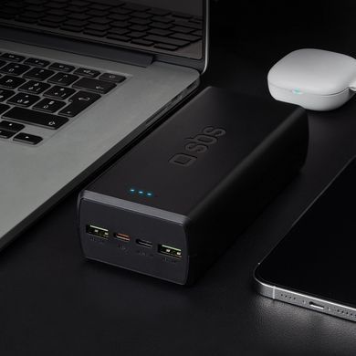 УМБ SBS 30000mAh 20W PD,QC, 2xUSB-A, 2xUSB-C Black (TTBB30000PD20K) [405048]
