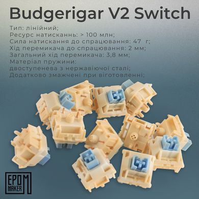 Клавіатура бездротова Epomaker TH80 SE 75% Budgerigar V2 Switch Hot-Swap (2.4G/BT/USB) RGB UA Black (TH80-SE-B-BV2) [614134]