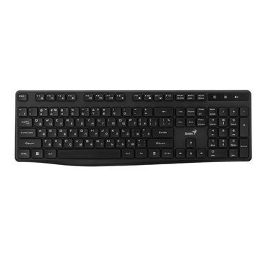 Клавіатура мембранна Genius KB-7200, 104key, WL, EN/UKR, чорний (31320002406) [103623]