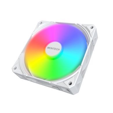 Набір із трьох вентиляторів для корпусу 120MM MONTECH (E28 ARGB 3 PACK (W)) [502818]