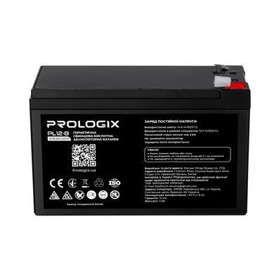 Акумуляторна батарея Prologix 12V 8AH AGM (PL12-8) [615349]