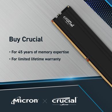 Модуль пам'яті PRO 24GB DDR5-5600 CRUCIAL (CP24G56C46U5) [504040]