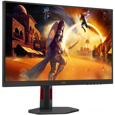Монітор TFT 27" AOC, QHD, Fast IPS, 320Hz,1ms, 2xHDMI, DP, USB-хаб, HAS, чорно-червоний (Q27G4SRU) [403977]